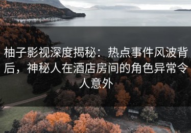 柚子影视深度揭秘：热点事件风波背后，神秘人在酒店房间的角色异常令人意外